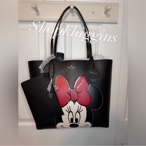 kate spade Handbags - NWT Kate Spade New York x Disney Reversible Minnie Tote with wristlet